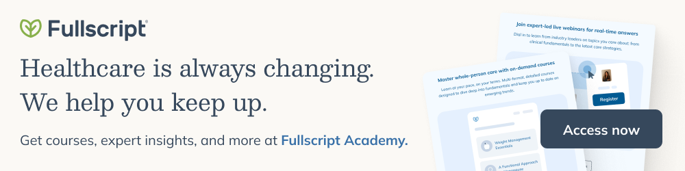 Fullscript Academy link